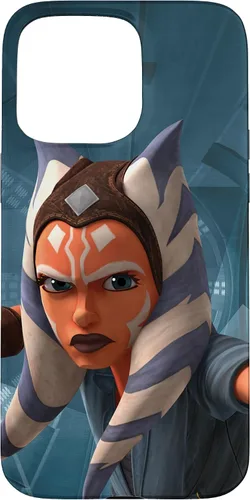 Vista 30 de Carcasa azul Ahsoka Tano para iPhone 13 Pro Max Star Wars The Clone Wars