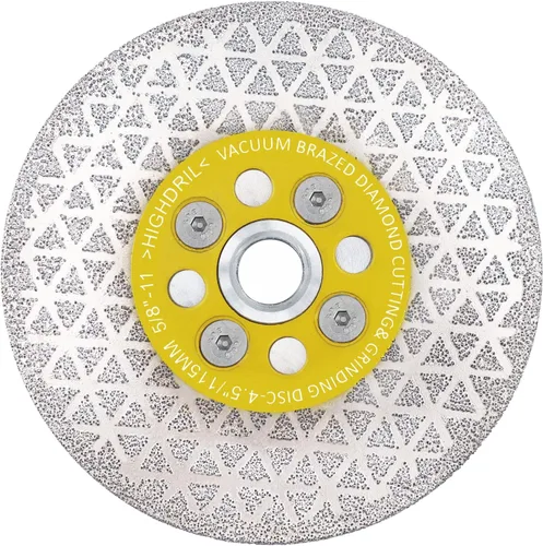 Vista 10 de HIGHDRIL Cuchilla de porcelana de diamante para cortar y moler, diámetro de 4 pulgadas, rueda de copa multiusos de 4 pulgadas, disco de diamante
