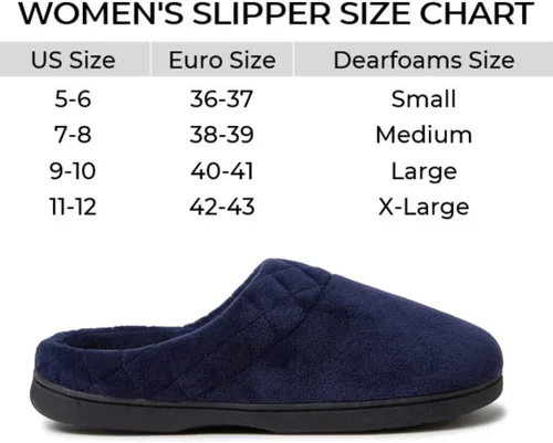 Vista 5 de Dearfoams Darcy - Pantuflas de velour de microfibra, tipo zueco con bordes acolchados, para mujer