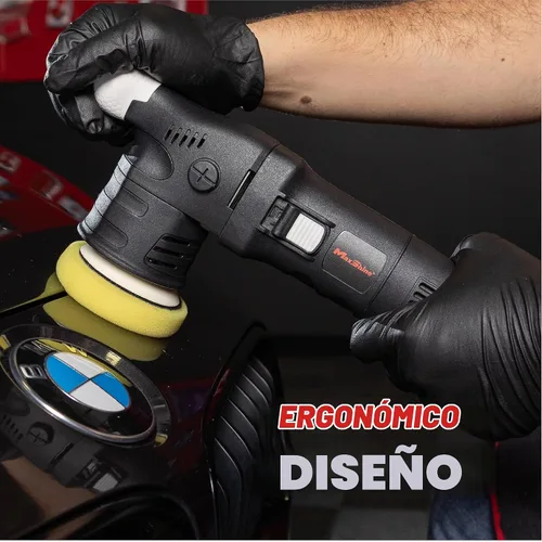 Vista 9 de Maxshine 21mm, 6" M21 Pro & 12mm, 3" M312 Pulidora de doble acción Combo - 6 velocidades, rosca de 5/16”-24 - Herramienta de detalle automotriz