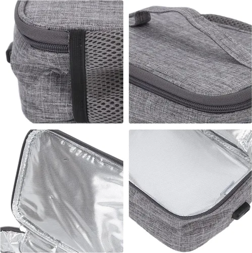 Vista 7 de Yinhing Lonchera eléctrica, lonchera portátil con calefacción para viajes de oficina, impermeable y duradera