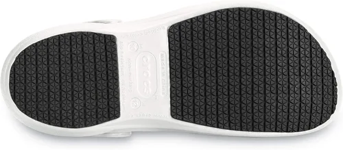 Vista 4 de Crocs Zuecos unisex para adultos con gráficos de bistró, Blanco