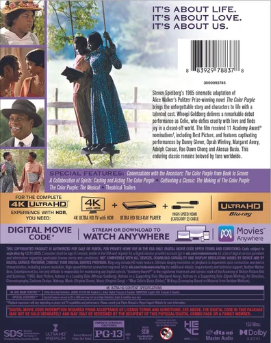 Vista 3 de The Color Purple (1985) (4K Ultra HD + Digital) 4K UHD