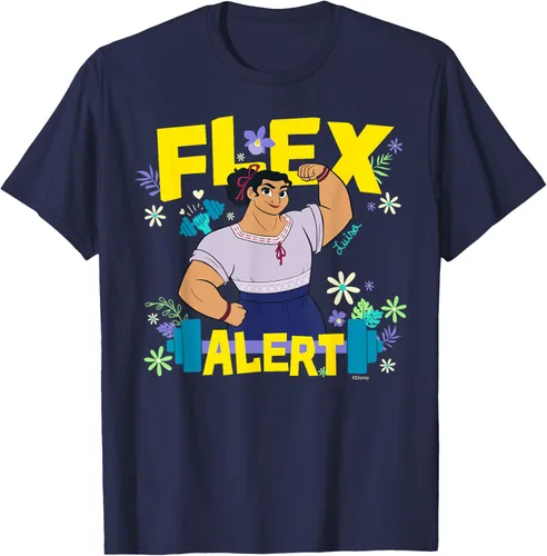 Vista 65 de Disney Encanto Luisa Madrigal Flex Alert Camiseta, Negro