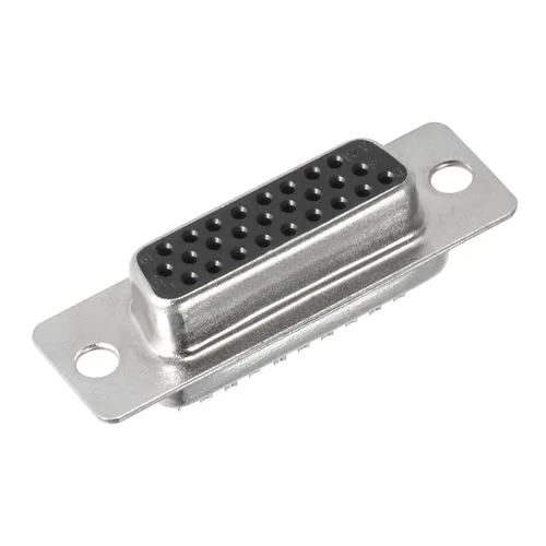 Vista 4 de uxcell Conector D-sub DB26 hembra de 26 pines 3 filas terminal de puerto para equipos mecánicos computadoras CNC paquete de 8