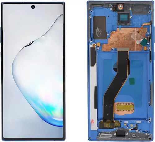 Vista 9 de Reemplazo de pantalla de teléfono para Galaxy Note 10 Plus, pantalla AMOLED de 6.8 pulgadas con soporte de huellas dactilares, ensamblaje