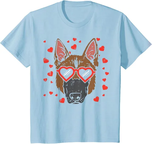 Vista 9 de Camiseta de regalo para perro con cara de pastor alemán, Negro, S
