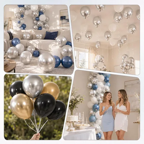 Vista 376 de Globos negros