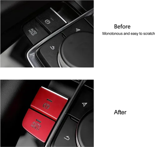 Vista 4 de 8 piezas compatibles con Mazda 3 CX-30 CX-50 2026 2025 2024 2023 2022 2021 2020 Accesorios para consola central de automóvil, panel de engranajes