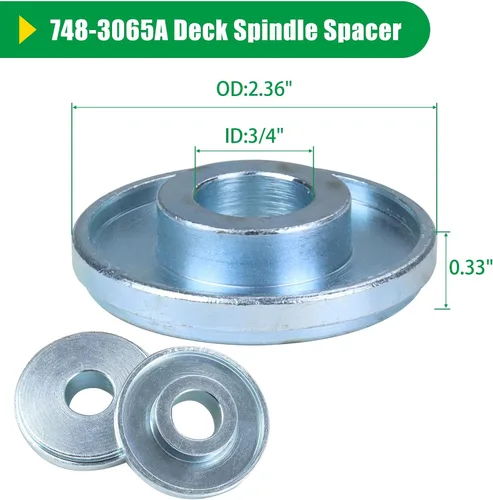 Vista 7 de Juego de 3 piezas de montaje de husillo 918-04426 que sustituye a Cub Cadet 618-04426, 918-3129C, 618-3129B, 918 04426, 618-04394, 918-3129B 3