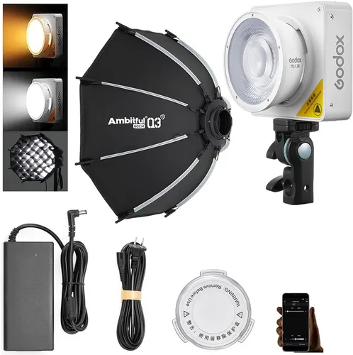 Vista 11 de Godox ML100Bi 120W bicolor LED luz de vídeo