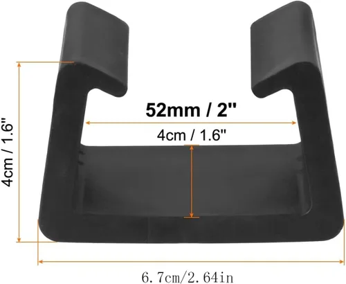 Vista 2 de ZYAMY 10 clips para muebles de exterior, clips de sofá de patio, cierre seccional de muebles de ratán, conecta el seccional o módulo al aire libre