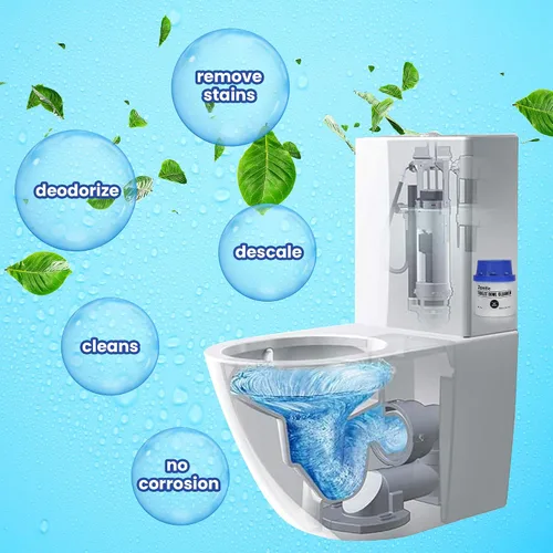 Vista 3 de Jantle Tabletas limpiadoras automáticas para inodoros – Limpiadores de inodoro en tanque para el interior del cuenco – Larga duración, fácil