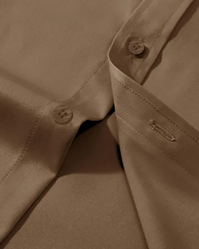 Vista 67 de Alimens & Gentle Camisas de vestir para hombre, manga larga, elásticas, sin arrugas, con botones