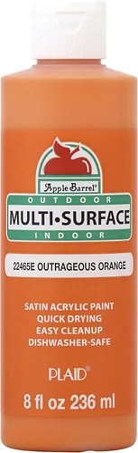 Vista 7 de Apple Barrel Pintura multisuperficie en varios colores (8 onzas), color negro