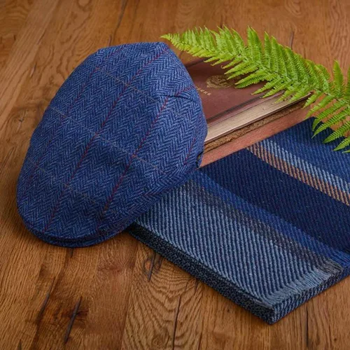 Vista 7 de Mucros Weavers Irish Trinity - Gorra plana para hombre