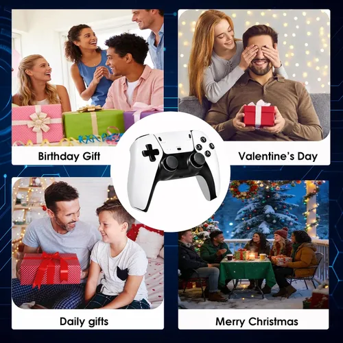 Vista 7 de TEFELE 2026New Wireless Retro Game Console 23 Simulators and Over 40,000 Games 2.4G Wireless Controllers(128G)