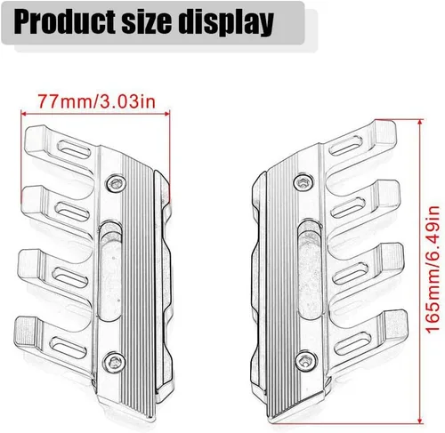 Vista 5 de Para Kawasaki Z900 Z-900 2017-2022 Z 900 Motocicleta Protector de horquilla delantera Fender anti-caída deslizante Guardia Accesorios Guardabarros