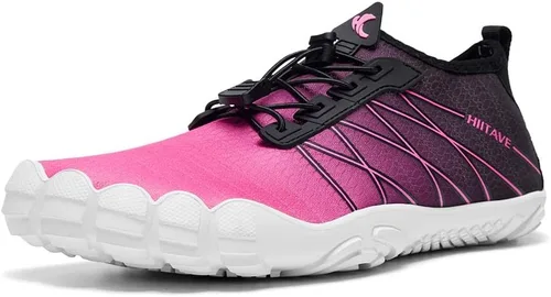 Vista 3 de HIITAVE Zapatos de agua antideslizantes, zapatos acuáticos descalzos, de secado rápido, ligeros con playa, río, piscina, para hombres y mujeres
