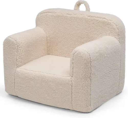 Vista 9 de Delta Children Cozee - Silla Sherpa, color crema