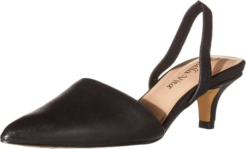 Vista 9 de Bella Vita - Sandalias de tacón de bloque para mujer Piel italiana de cocodrilo negra