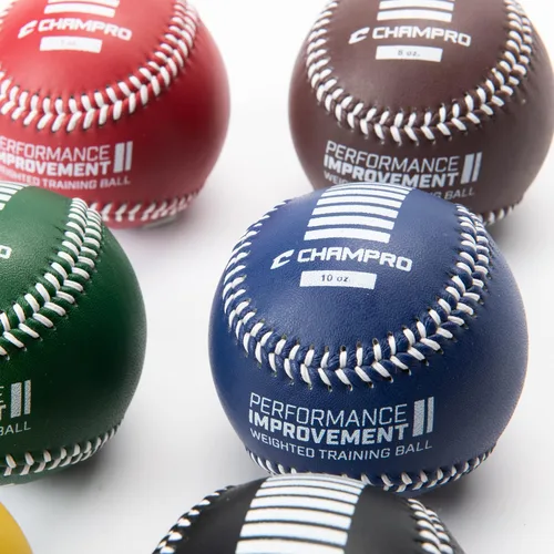 Vista 7 de Champro Pelotas de béisbol de entrenamiento con peso, juego de 6