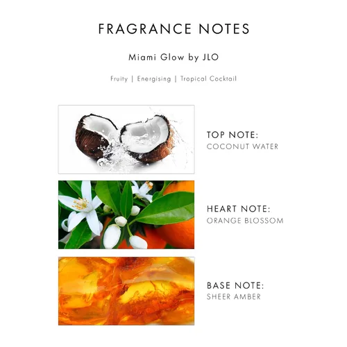 Vista 7 de Perfume para mujer Miami Glow de J. LO, de Personal Fragances