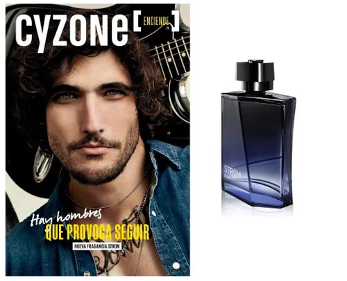 Vista 2 de Strom by Cyzone Eau de Toilette para hombre, 3 onzas líquidas (3.0 fl oz)
