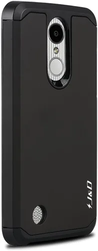 Vista 4 de J&D Funda protectora resistente de doble capa híbrida a prueba de golpes para LG Aristo/Phoenix 3/K8 2017/Fortune, funda protectora resistente