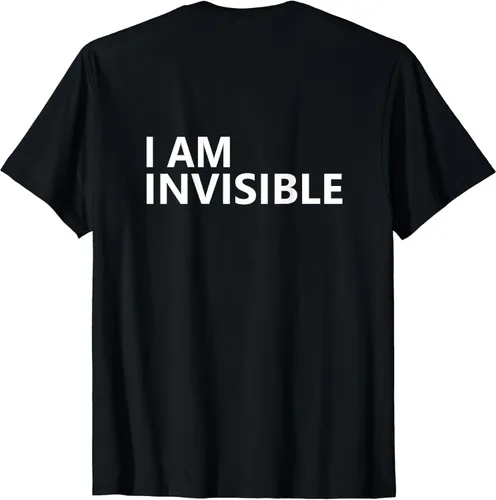 Vista 2 de Camiseta I AM INVISIBLE