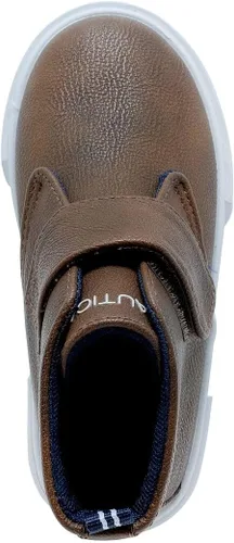 Vista 4 de Nautica Botas Chukka de vestir para niños, botines para niños con correa ajustable (niños pequeños)