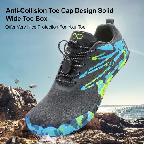Vista 5 de XIHALOOK - Zapatos deportivos de senderismo para mujer y hombre, de secado rápido, para playa, caminar, kayak, surf, entrenamiento