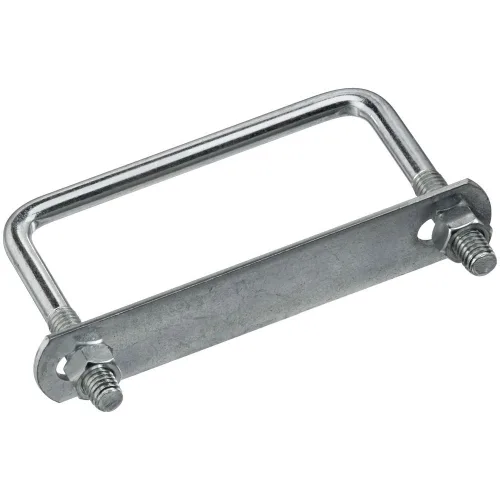 Vista 9 de National Hardware - Perno cuadrado en U de tamaño de madera, #664-3/8" x 3-5/8" x 4", Zinc Tamaño para envolver madera nominal y tubo rectangular