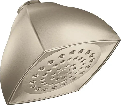 Vista 10 de Moen Voss 6325BG - Cabezal de ducha de una función de 4-1/16 pulgadas de diámetro, 2.5 GPM, color dorado cepillado