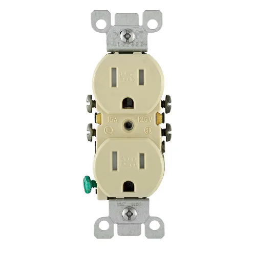 Vista 7 de Leviton - interruptor seguro y resistente al clima con receptáculo doble, W5320-T0G