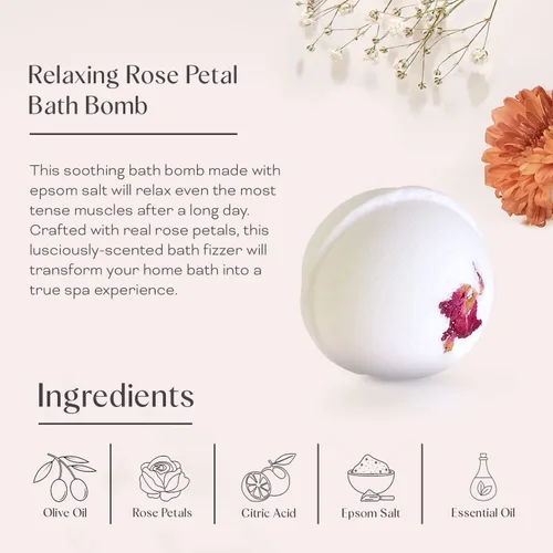 Vista 6 de Dear Ava Regalos de spa para mujeres – Cuidado personal orgánico de lujo anti estrés relajante baño y cuerpo Kit de cesta para ella con tarjeta