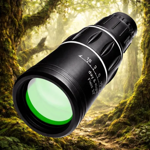 Vista 4 de Monoculares 10x25 Telescopio Ligero con Zoom Impermeable 104001-Negro