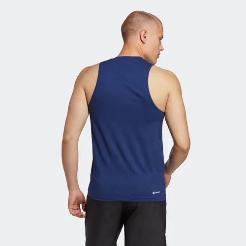 Vista 5 de Adidas Camiseta sin mangas con logotipo de Training Essentials Feel Ready para hombre