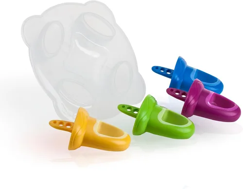 Vista 3 de Nuby Garden Fresh Fruitsicle - Moldes con bandejas para paletas de helado, multicolor