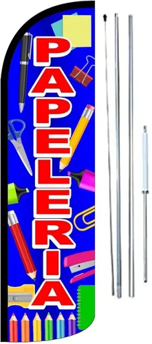 Vista 9 de Papeleria - Bandera sin viento (accesorios no incluidos), paquete de 1
