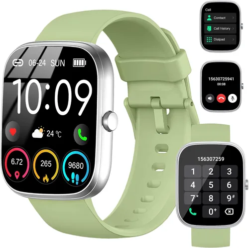 Vista 10 de Smart Watch (Answer/Make Calls), 1.91"HD Smartwatch for Men Women Heart Rate/Sleep Monitor/Pedometer, 2026 New Fitness Watch with 113+ Sport Modes