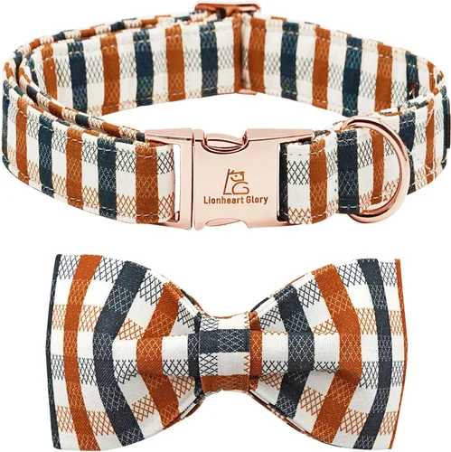 Vista 34 de Lionheart glory Collar de perro con bandera estadounidense, collar de lazo para perro del 4 de julio, resistente y ajustable, patriótico