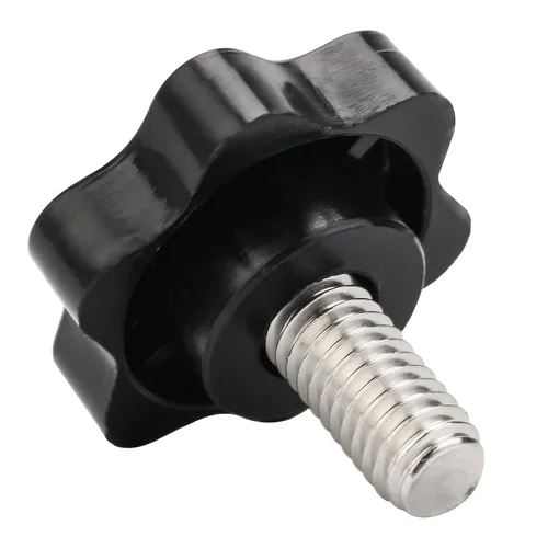 Vista 5 de Paquete de 4 tornillos pequeños compatibles con soporte de plancha Blackstone de 17 y 22 pulgadas, perilla pequeña Garpernics para patas de mesa