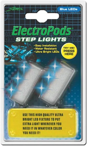 Vista 2 de 1043042 ElectroPods - Luz rectangular para motocicleta, color azul/negro