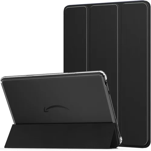 Vista 17 de MoKo - Funda para tableta Amazon Kindle Fire HD 10 (13ª generación, versión 2023) de 10.1 pulgadas, funda de piel sintética con soporte triple