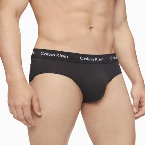 Vista 4 de Calvin Klein Paquete de 3 calzoncillos elásticos de algodón para hombre