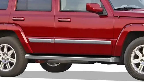 Vista 10 de Barras de Paso Laterales APS (Estribos) Compatibles con Jeep Grand Cherokee Commander 2005-2010 (Excluyendo Modelos SRT y Trail Hawk)