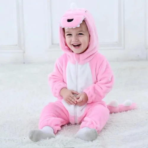 Vista 2 de Disfraz de bebé de Halloween para niños pequeños, rómper, mameluco para niños o niñas, ropa de animales, de 2 a 36 meses