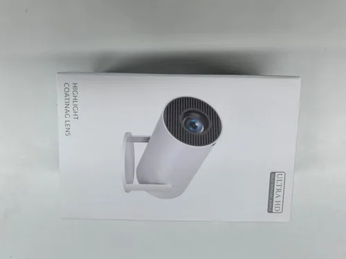 Vista 2 de FEARWIKY Mini proyector con WIFI 5G y Bluetooth, soporte 4K 1080P Proyector portátil giratorio de 180° Proyector de película de pantalla de 130
