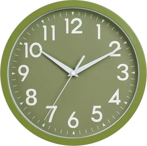 Vista 24 de DAXSMY Reloj de pared analógico pequeño de 8 pulgadas, silencioso, sin tictac, funciona con pilas, moderno, simple, decorativo, para cocina
